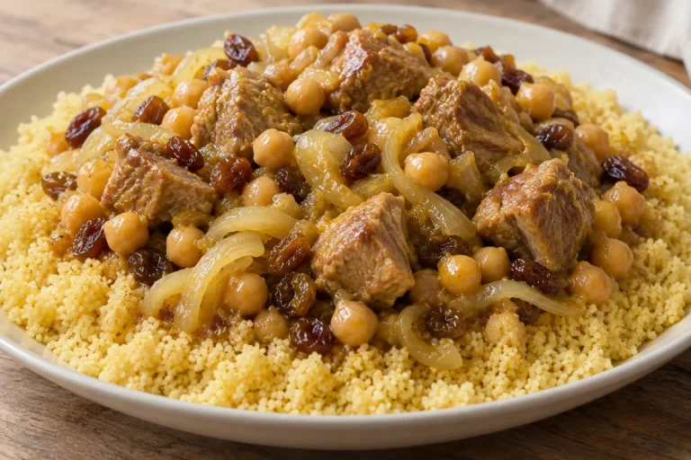 Agnello e Ceci in Cous Cous
