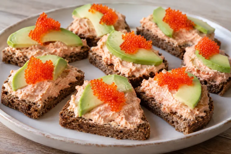 Canapè al Salmone Rosso