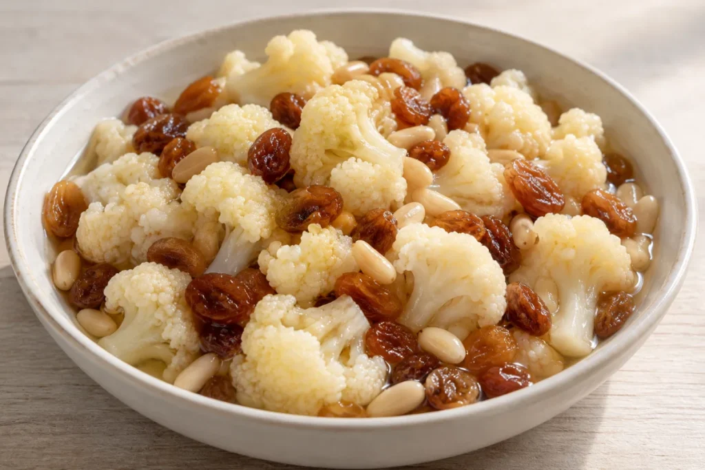 Cavolfiore in agrodolce