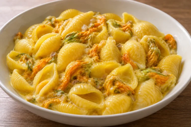Conchiglie ai Fiori di Zucca