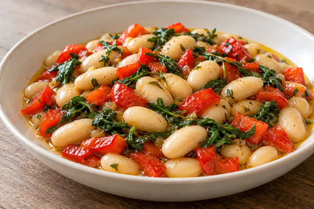 Contorno, Fagioli di Spagna in Guazzetto