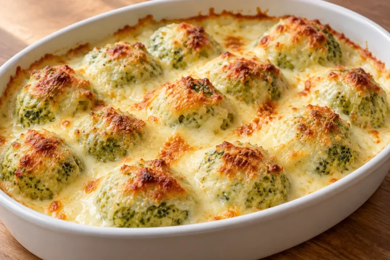 Contorno, Palline di Broccoli Gratinate