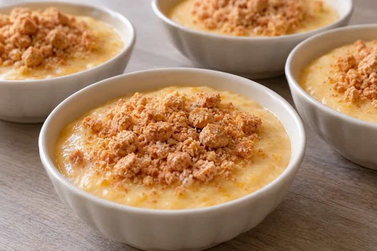 Crema di Pesche ed Amaretti
