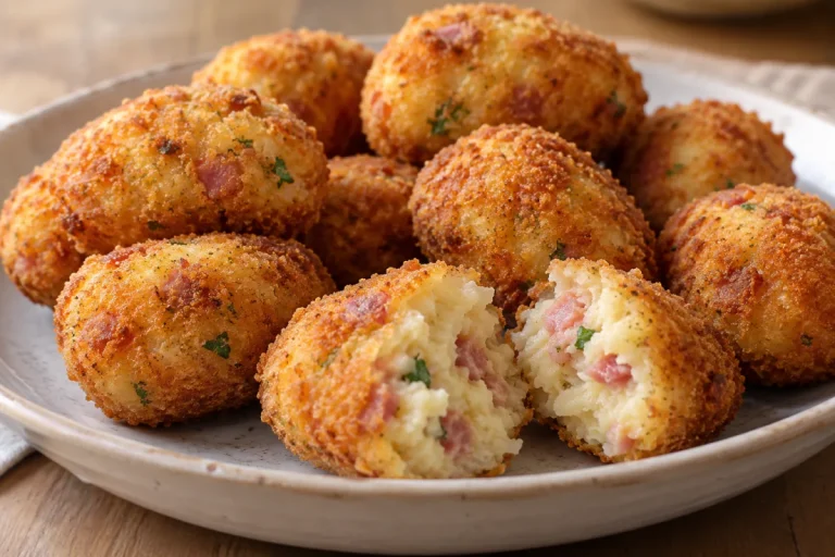 Crocchette al Prosciutto e Formaggio