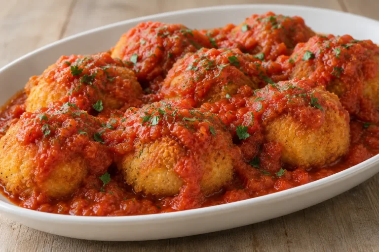 Crocchette di Pesce con Salsa al Pomodoro