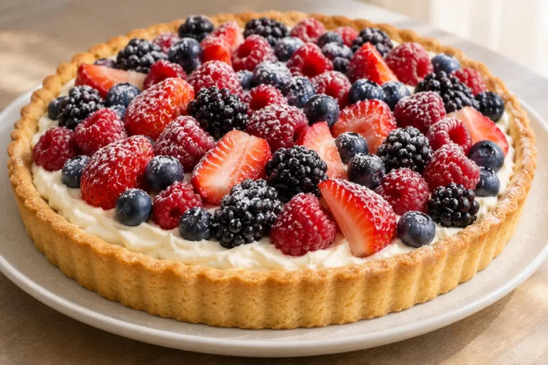 Crostata con Mascarpone e Frutti di Bosco