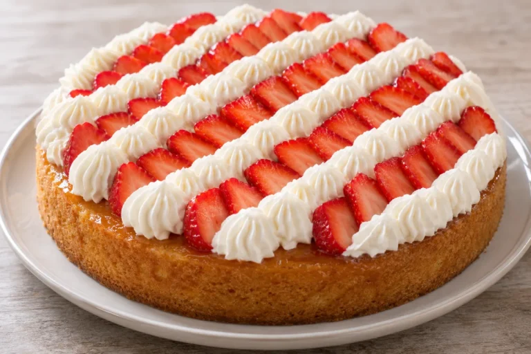 Dolci, Torta da cerimonia fragole e panna TM31