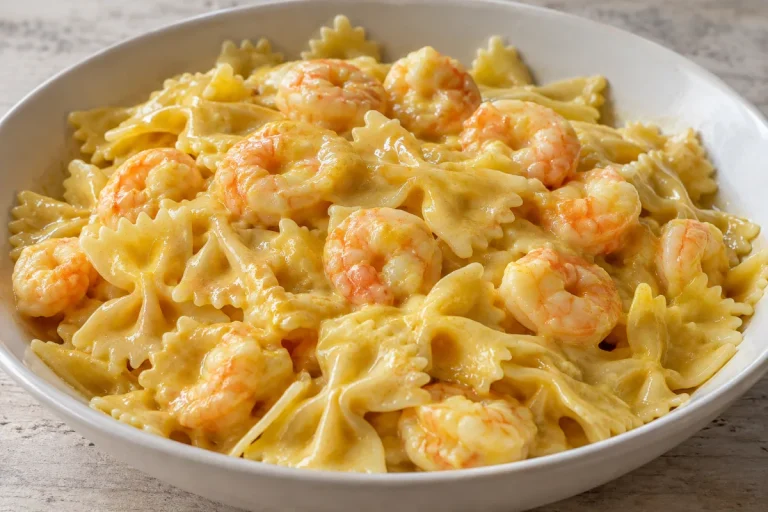Farfalle ai Gamberi e Curry