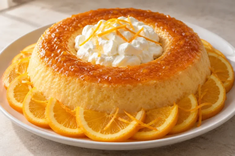 Flan delle Antille all'Arancia