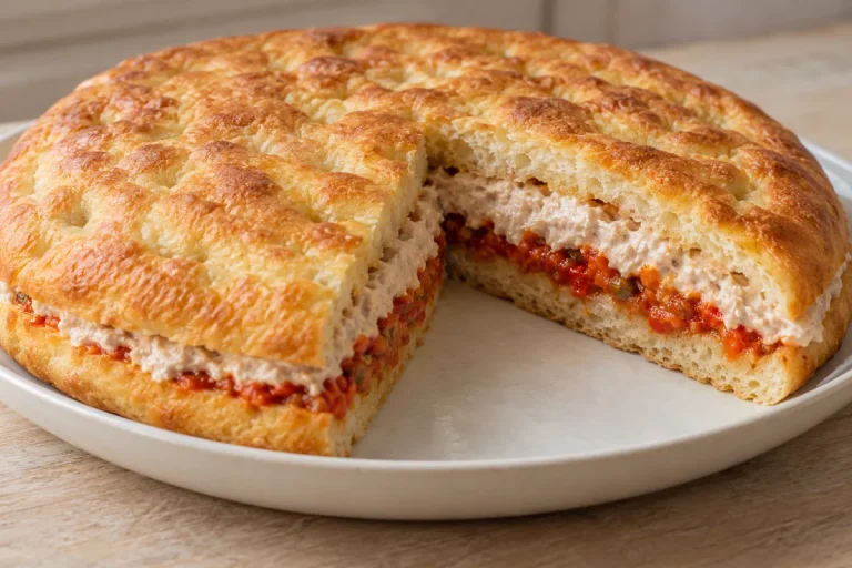 Focaccia Salata di Patate Farcita