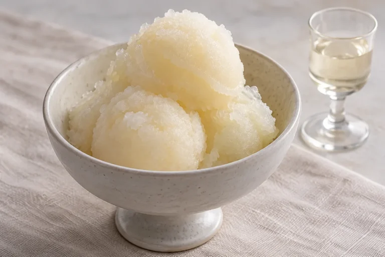 Gelati e semifreddi... Sorbetto di pere e grappa