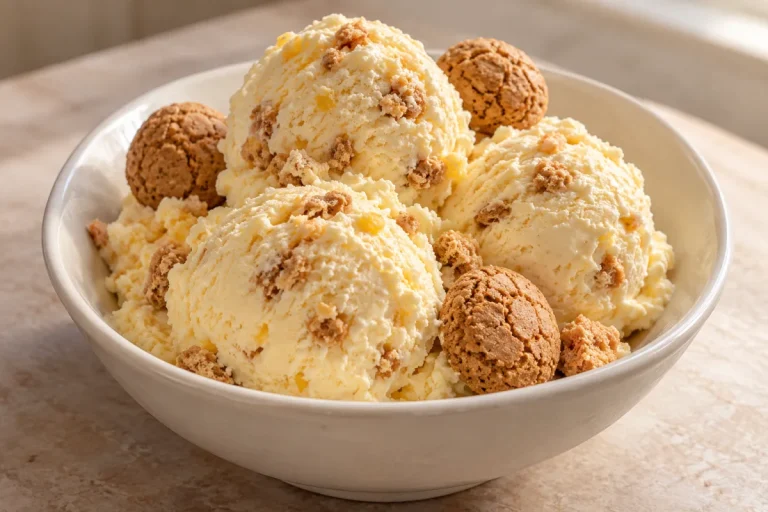 Gelato Mais e Amaretti
