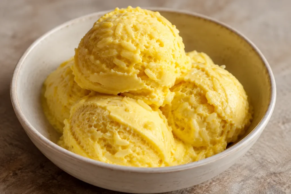Gelato Salato al Riso Giallo