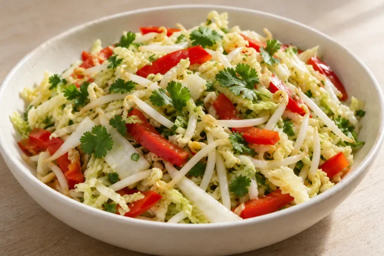 Insalata Cinese con Cavolo e Coriandolo