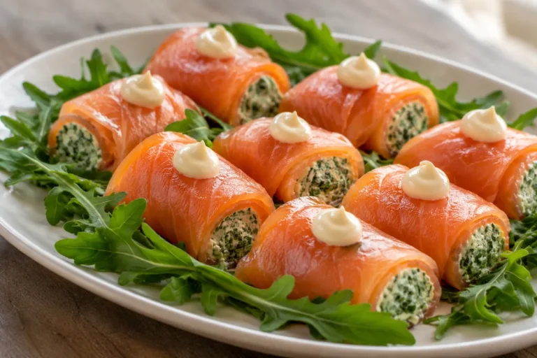 Involtini di Salmone alla Rucola