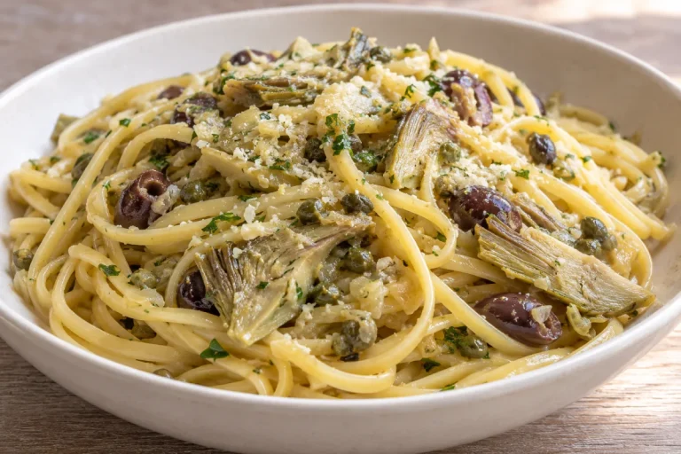 Linguine ai Carciofi e Pecorino