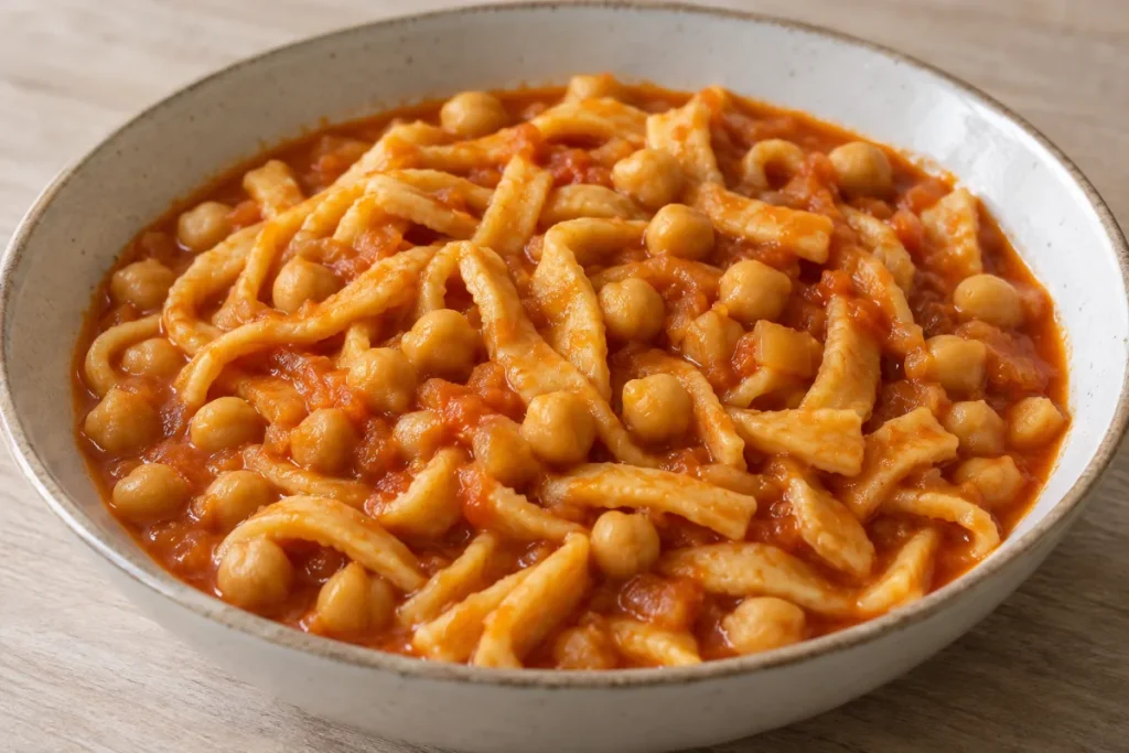 Maccarunata con i ceci