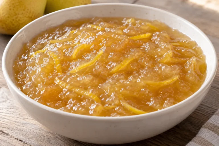 Marmellata di Pere e scorzette di Limone