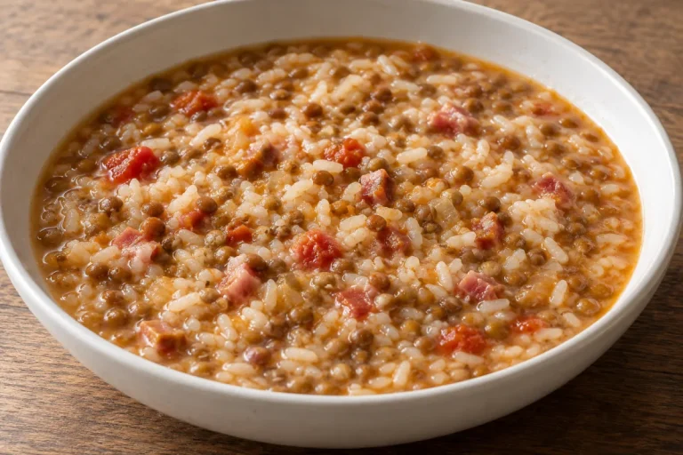 Minestra di Riso e Lenticchie