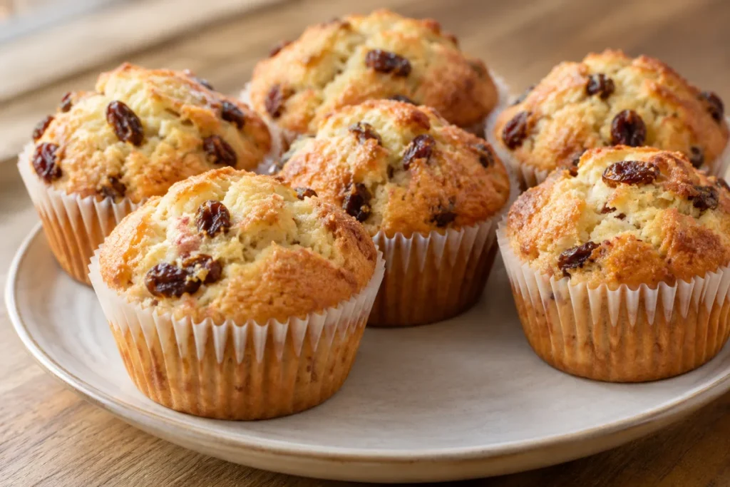 Muffin all’Uvetta e Cannella