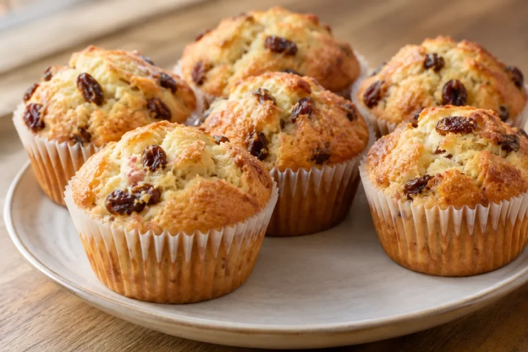 Muffin all’Uvetta e Cannella