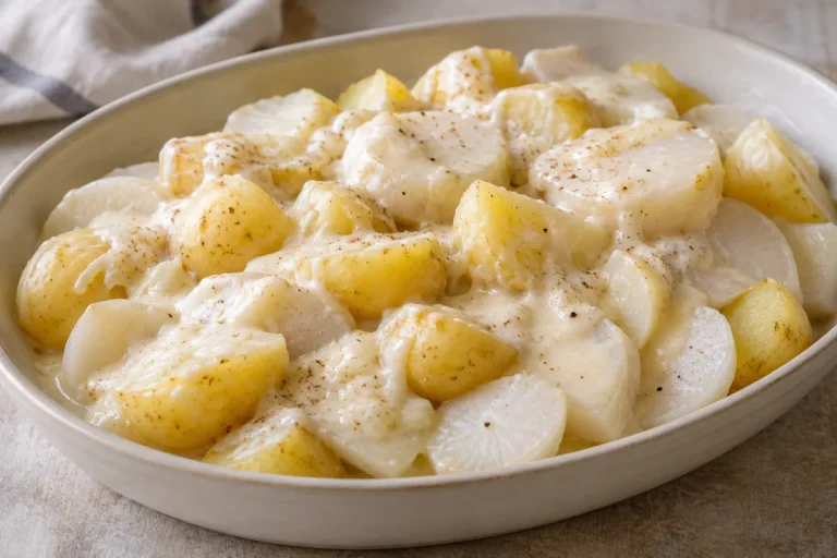 Patate Novelle e Rape in Salsa