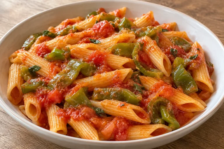 Penne ai Peperoncini Verdi Dolci