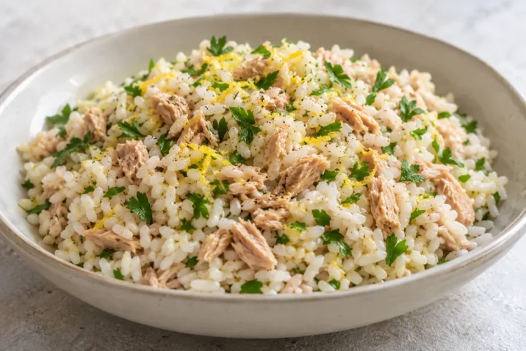 Primi Piatti, Insalata di riso limone e tonno