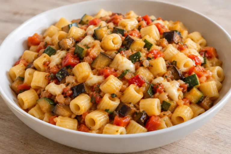 Primo Piatto, Ditaloni con Ragù di Verdure