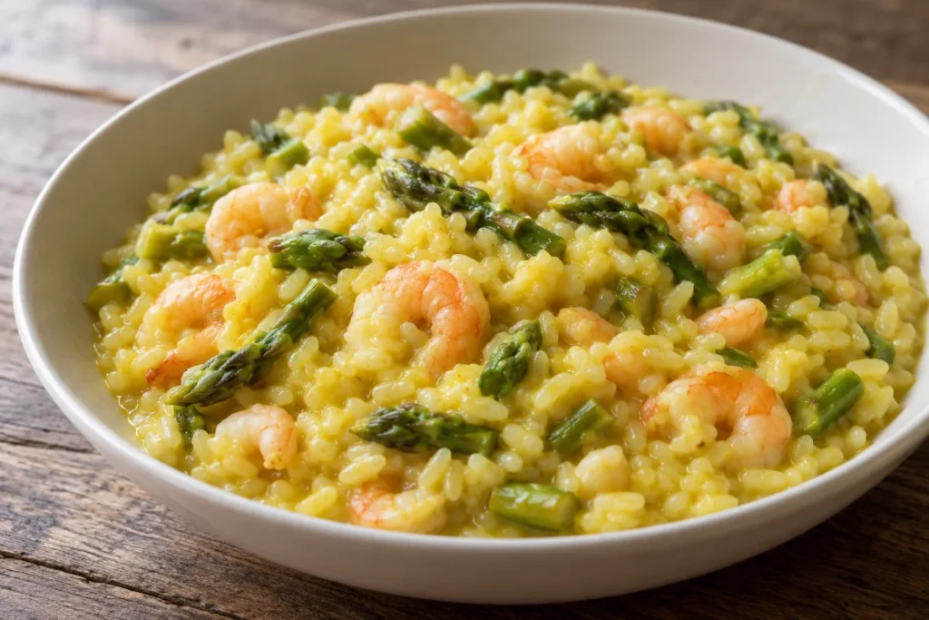 Risotto Asparagi e Gamberetti II