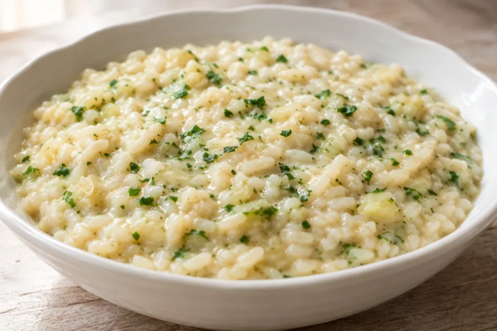 Risotto con Crema di Topinambur