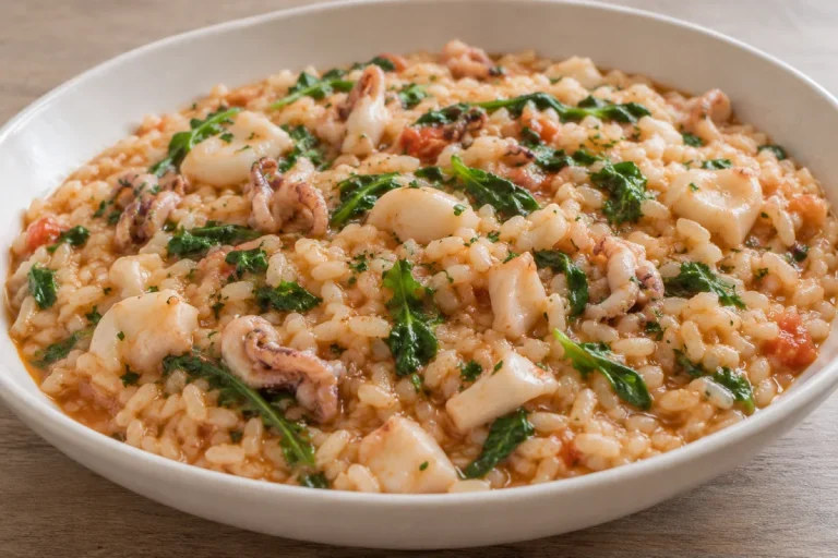 Risotto con Seppioline e Ruchetta