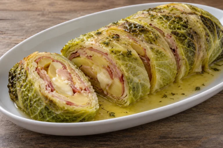 Rotolo di verza farcito