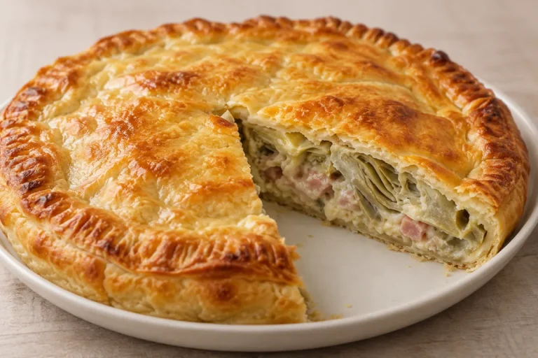 Rustico goloso ai carciofi
