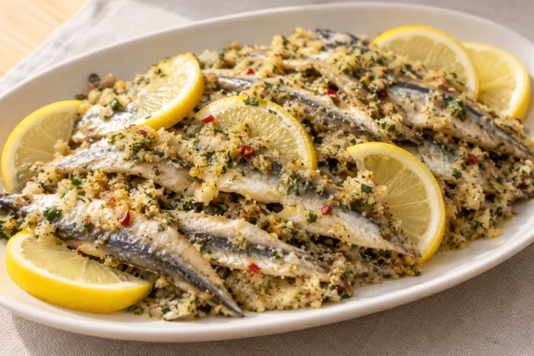 Secondi di Pesce, Alici al limone