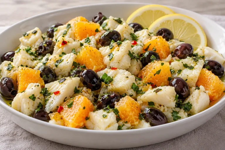 Secondi di Pesce, Insalata di baccalà agli agrumi