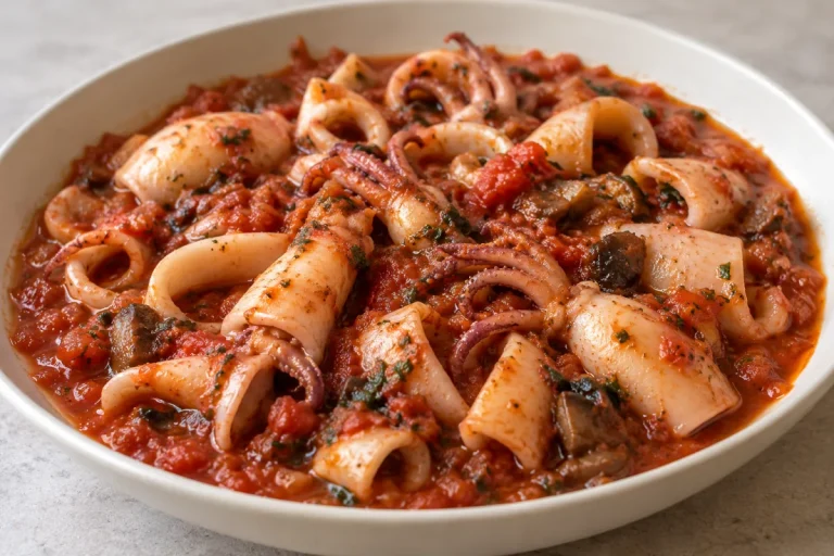 Secondo di Pesce, Calamari in Umido