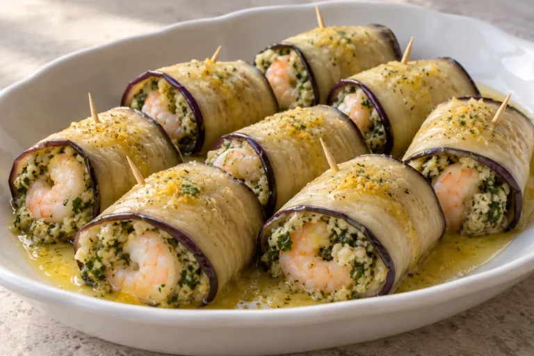 Secondo di Pesce, Involtini di Melanzane