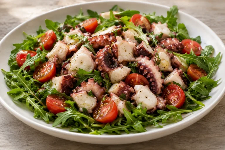 Secondo o Antipasto di Pesce, Polipo in Insalata di Rucola