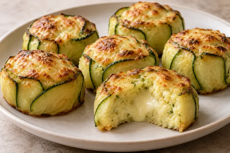 Sottilissima di Zucchine in Sformatino con Cuore di Formaggio