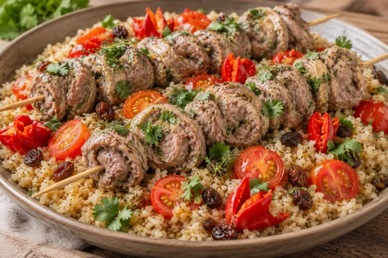 Spiedini d'Agnello con Grano