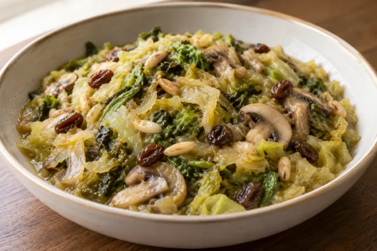 Sugo con Verza e Funghi