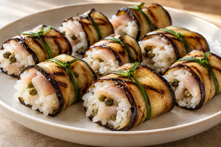Sushi di Melanzana e Pesce Spada