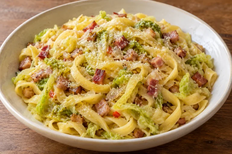 Tagliatelle di Verza e Speck