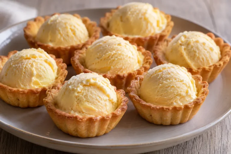 Tartellette con Gelato di Zabaione al Passito