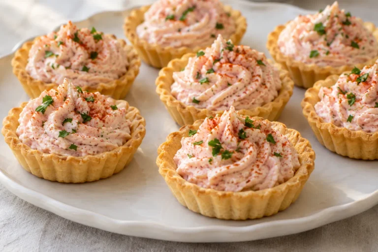 Tartellette con Spuma di Prosciutto