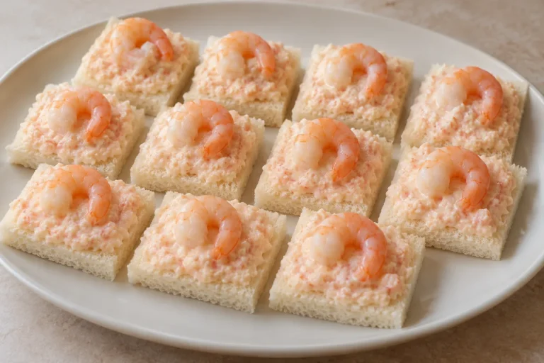 Tartine ai Gamberetti