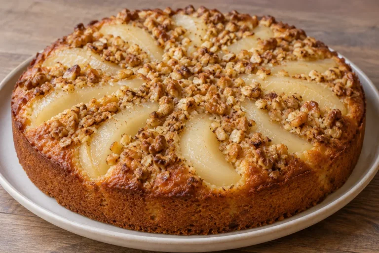Torta di Pere alle Noci