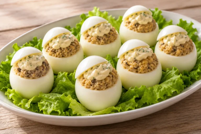 Uova Ripiene Ai Funghi