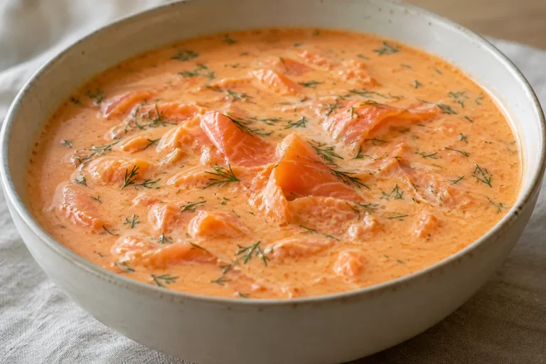 Zuppa di Salmone Affumicato